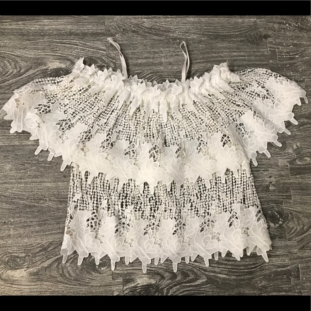 Ivory Off the Shoulder Top